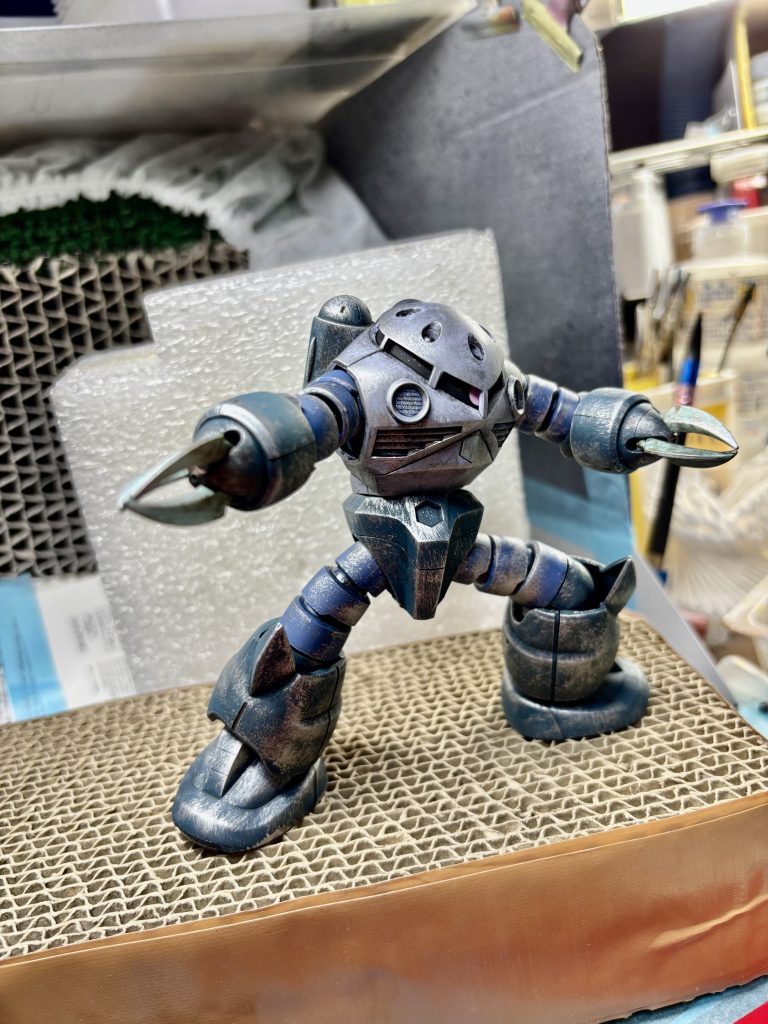腰の手術をし、2カ月入院。身体のリハビリはマズマズですが、ガンプラのリハビリはまだだったのでテキトーに組んで遊んでみましたwww