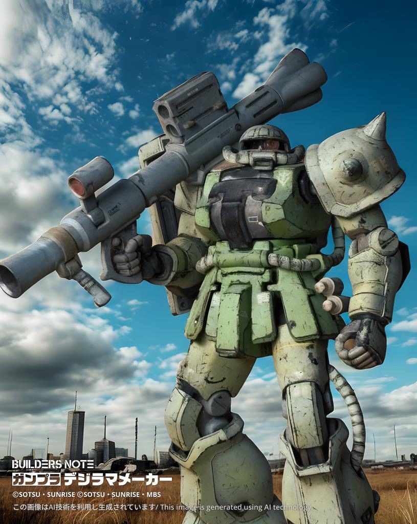 先生、作製中の写真撮り忘れました!分かりました。代わりにデジラマ載せときます。頭、胸部の見た目の変更と、腰アーマーの勘合形状を設定画通りに変更、膝アーマーを閉じていくと延長したモモのアーマーの下に入り込む様に改造してます。改造の練習にちょうど良い難易度でした。塗装はシリコンバリアで下地塗って、塗装してケガいて、油彩で仕上げ、、、いつもの手順です。