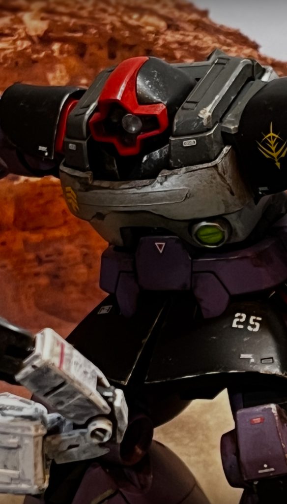 MGだけあって存在感が違う。