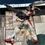 両手持ち出来るよう　専用にハンドパーツをEGガンダムから拝借し削り込みました。内[…]