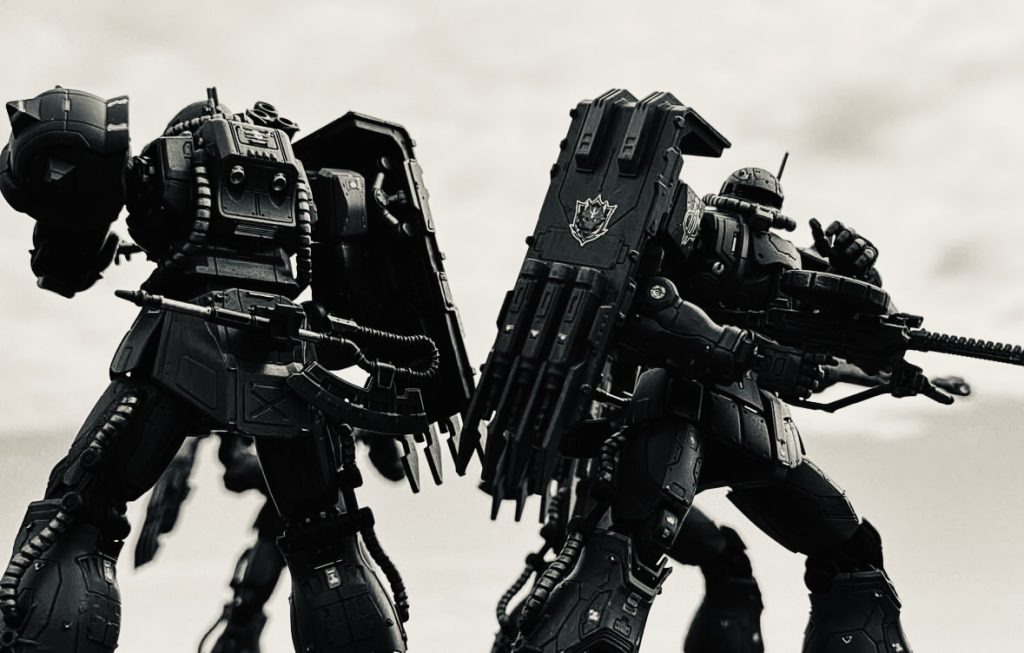 せっかくなので並んだやつを…モノクロにしてカッコ良くしてみました笑