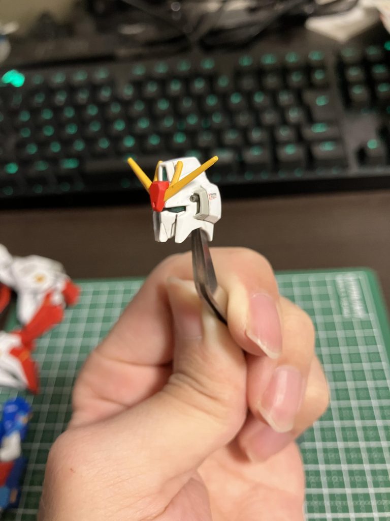 グレーの塗分け!