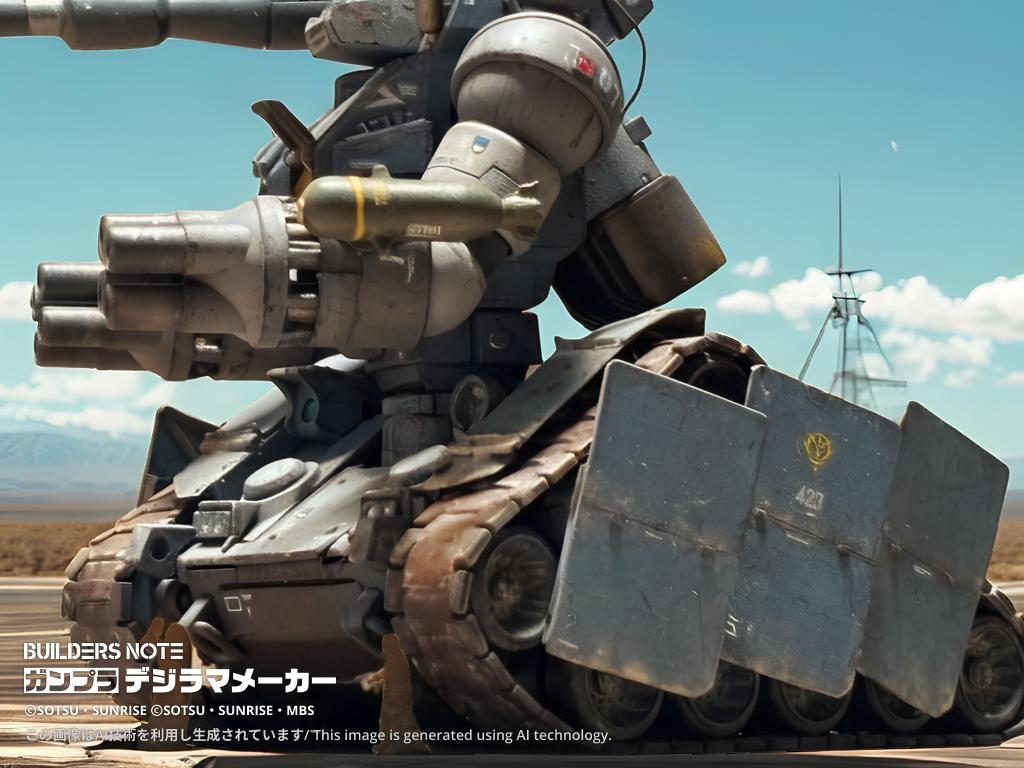 ガンタンク大地に寝る!!–9枚目/制作者:@comacie