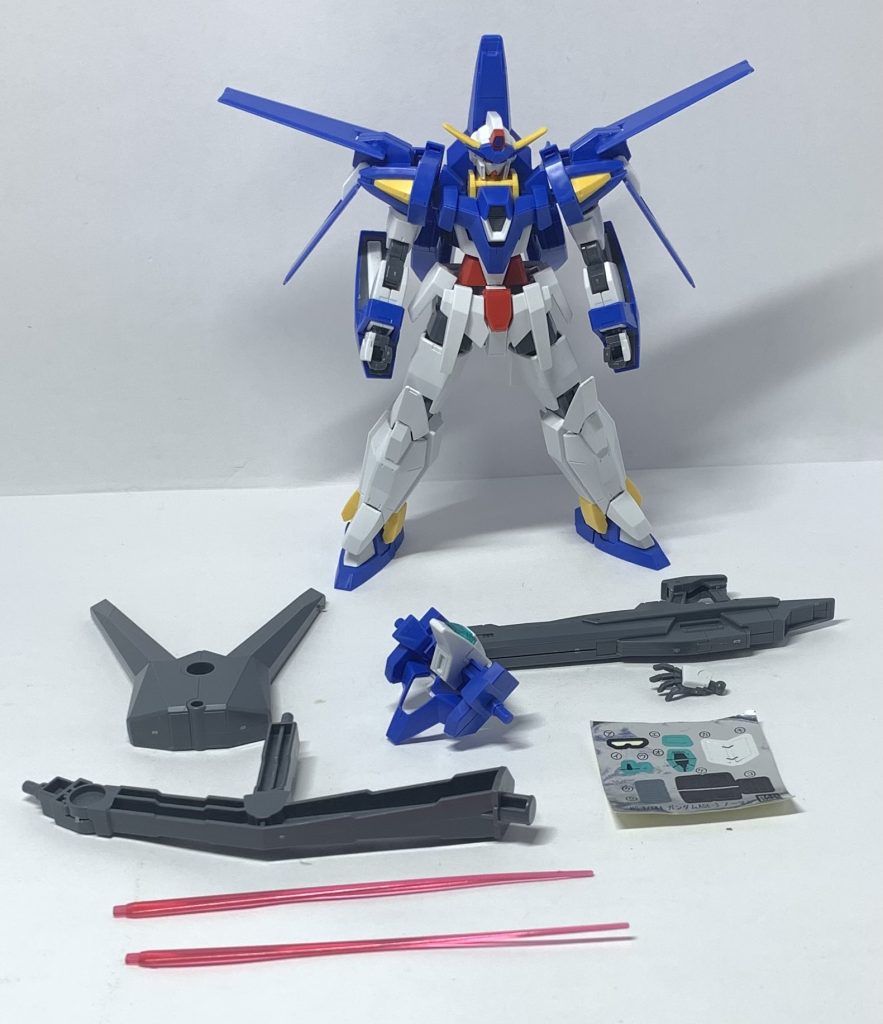 最後に付属品パーツ等。ガンダム AGE世界での「ダブルゼータガンダム」ということでそれを踏襲しつつも動かしやすくなっていてかっこいいです!色分けはしっかりしていますしこれだけでも十分楽しいです!おすすめ!***ビルドダイバーズ(Re:RISE)二次小説「陰キャアイドルはGBN〈惑星〉を救いたい。」こちらのつぶやきによる【試し読み】またはpixiv先行にて更新中です〜二次創作にご興味のある方はぜひ〜