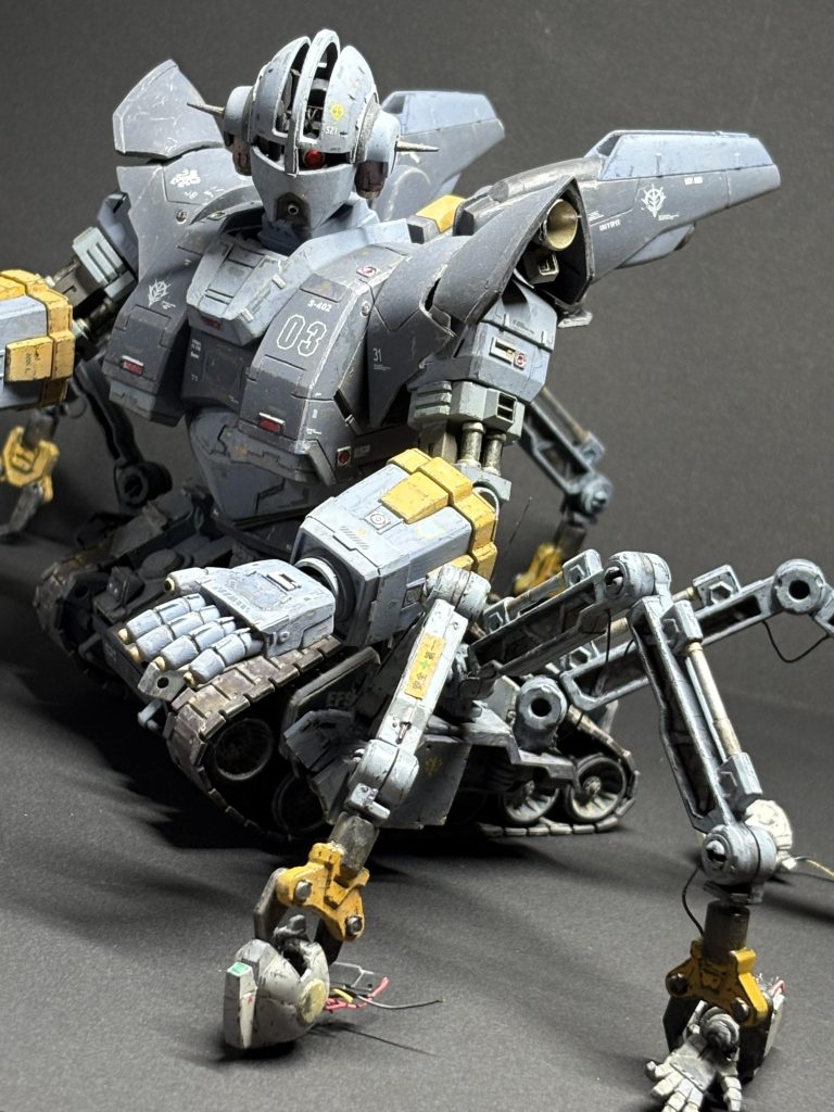 毎度、ご覧いただきありがとうございました。やっと封印から解放された気分です。”僕の考える最凶のジオング”の巻はこれにて完了です。お目汚し失礼いたしました。各機の内容は、赤狼、ジオング、ガンタンクの頁にも上げてますので、そちらもご参考下さい。さぁハロウィン・パーティの始まりだぜ!