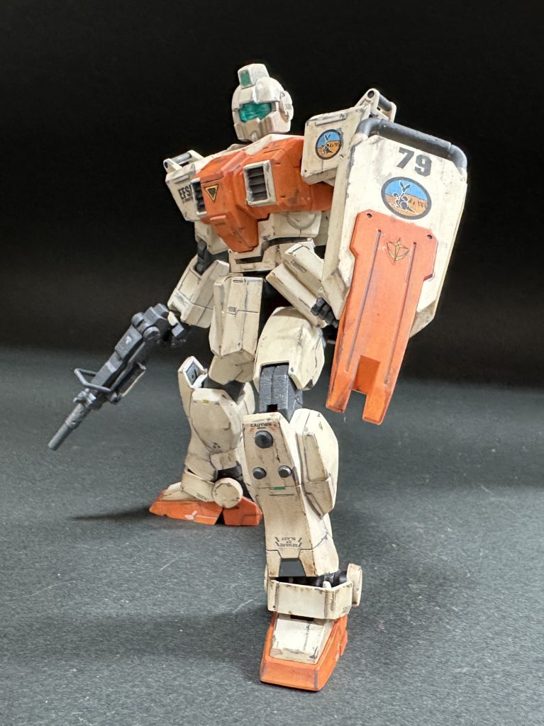 色を塗っていたらなんとなーくカンガルーとかワラビーを思い出したのでオーストリア配属部隊のデカールを貼りました。プラモデル完成品　2025　その43