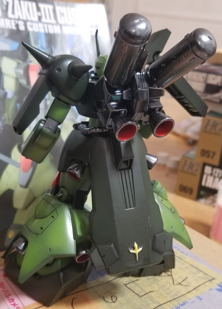 HG ザクⅢ改–3枚目/制作者：nabewobilly