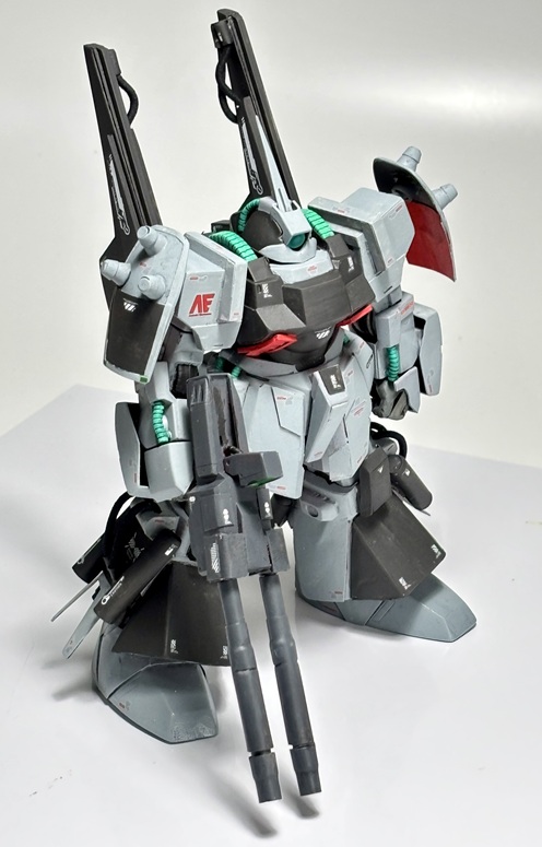 旧キット リック・ディアスで自作したZ-MSV登場機「MSA-099-2 リック・ディアスII」風、でした。Z-MSVコンプリートまであと少し、です。。。