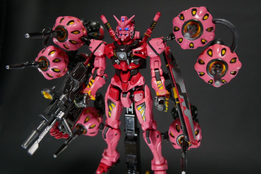 HG　赤いガンダム　頑張って塗分けた.ver–3枚目/制作者：suteteko76