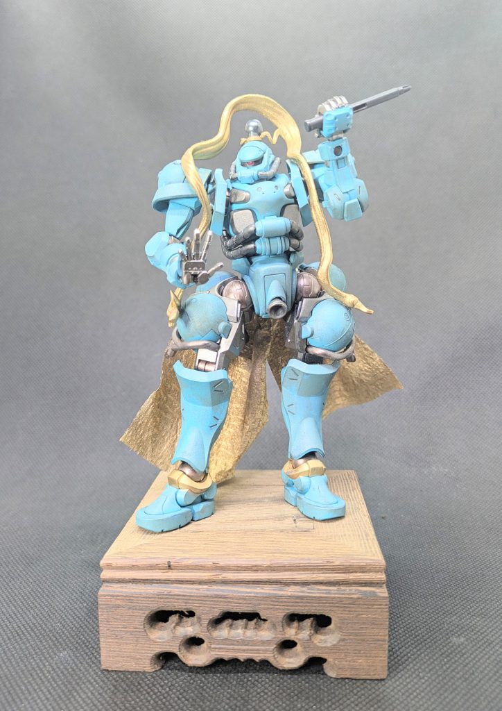 先ずは全身ショット✨️金剛力士立像2体あるうちの【阿形】像をイメージしています。ただ、【阿形】なのに間違えて口を閉じてしまうという痛恨のミス😅💦もうこっちを【吽形】像にしようっと(笑)