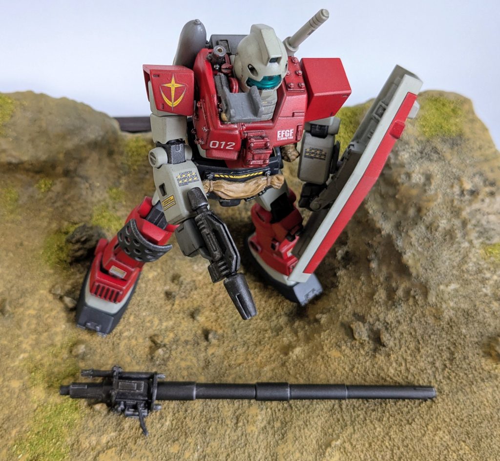 大砲を外し上からのパシャリ