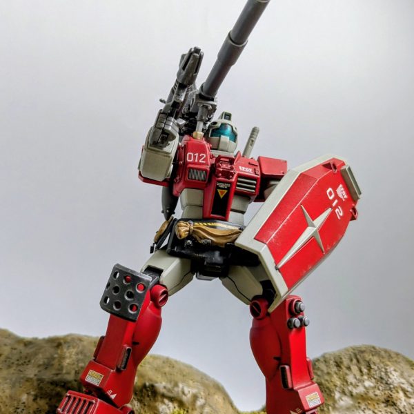 第12弾　1/144　RGM-79ジム　ナースホルン（ジムキャノン先行試作投入型）と命名（私的MSV）