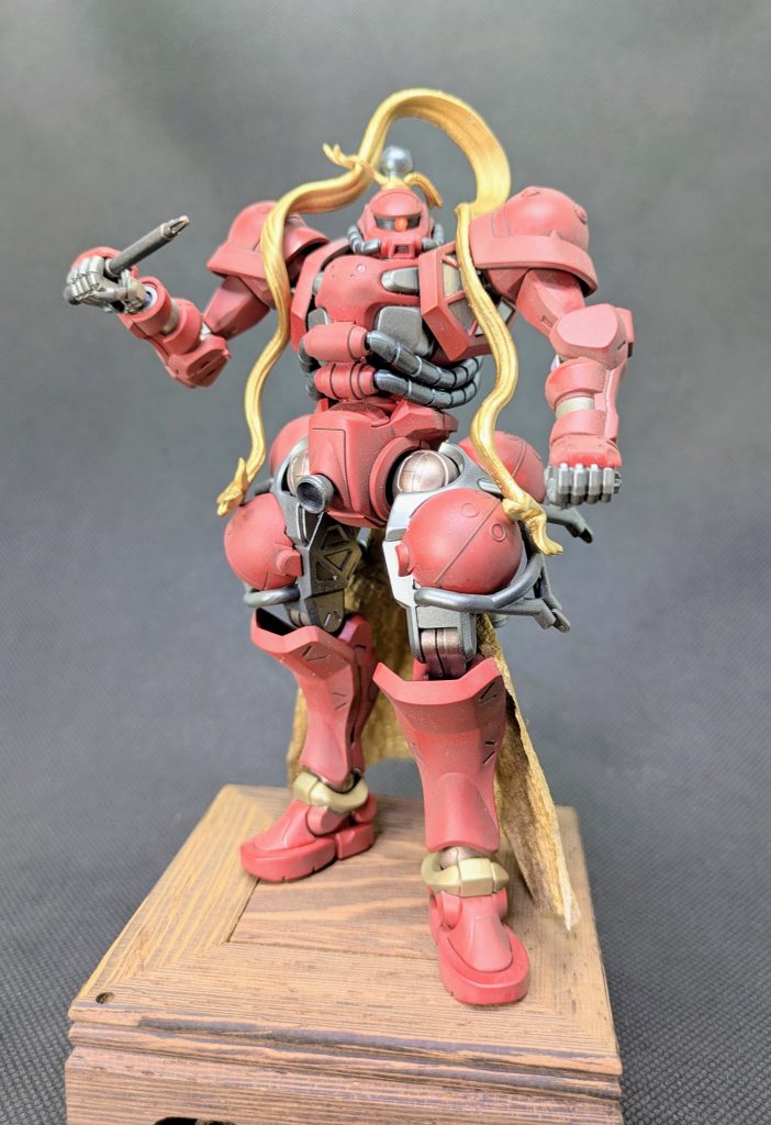 先ずは正面ショット✨️吽形のブルー系に対し、阿形はレッド系にしてみました✨️ま、ベタなんですけどね😅