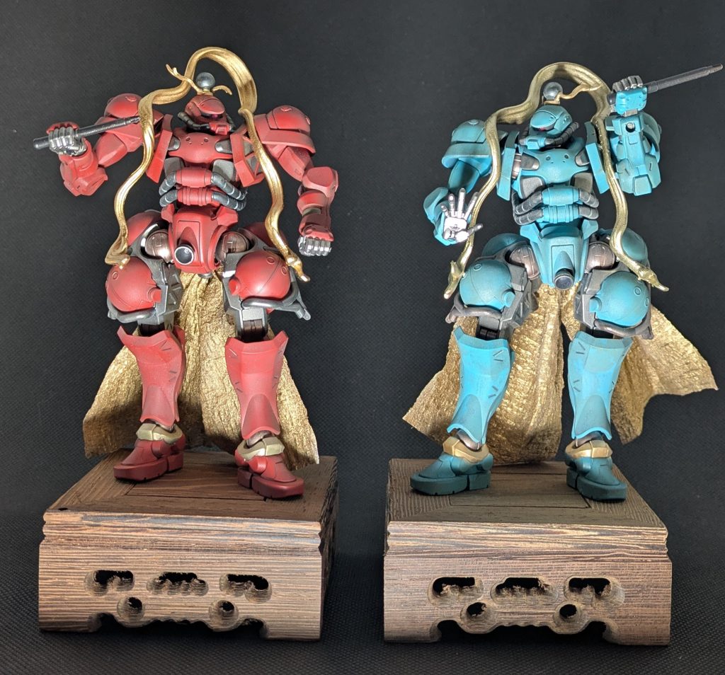 こちらはより金剛力士像っぽくライティングを調節👍️