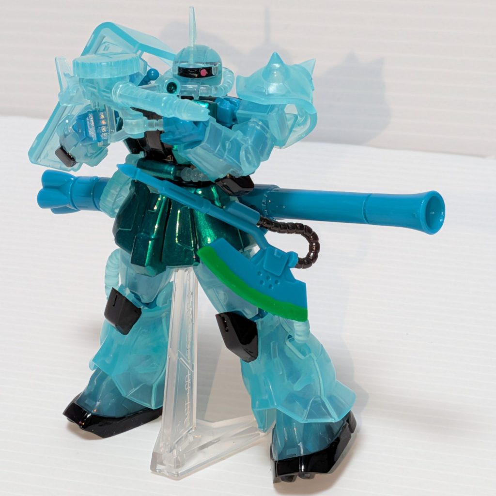 ザクII(ミクコラボクリアカラーバージョン)｜タナダさんのガンプラ作品