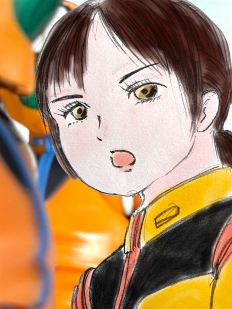 「なあ、曹長、出撃前にそういうの、縁起悪いんだぜ。」イギーが楽しそうに応じる。「何て言った?ほら、オールドムービーによくあるよなあ、ヘント?」「