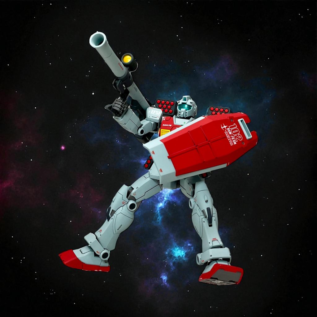 HG RGM-79 ジム（宇宙戦仕様）–8枚目/制作者：ステテコ