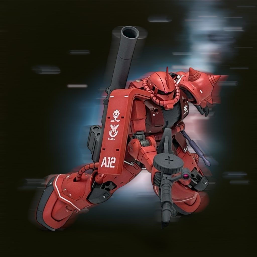 一応、出撃ポーズも撮ってみました。