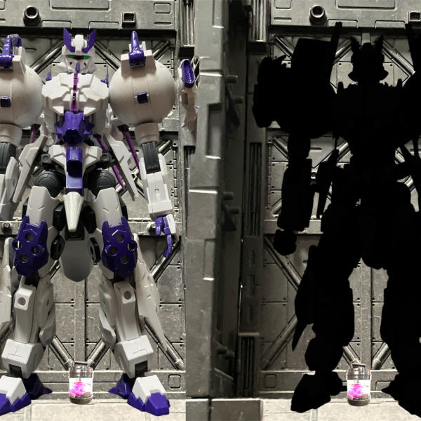 ザンスカール紛争終結から2年後、とある暗礁宙域にて・・・・・・いかがです？連邦の最新鋭、バリバリの新型ですぜ^_^我々にとっては忌むべきものだがな。リガミリティアが解散したといっても💢毎度あり^_^議長閣下に・・・よろしく。・・・例の残骸もそちらの物資のおかげで進んでいます。必ずや連邦に一矢報いてやりましょう(￣▽￣)・・・・よしなにネオザンスカール紛争開始から約2年前・・・バイオ脳の調整、安定してきています。やはり、二つに分けて正解でしたね。機体とのマッチングは？ようやく定着しました。向こうは？そちらも準備を終えた。未だに気づかん連邦のマヌケっぷりには呆れるものだ。地球の喉元に戦力を集められ、潜まれているにもかかわらず。・・・では見せてやりましょう、悪夢を。システム起動。試験、開始します。・・・目覚めよ・・・連邦という「神」を欺く道化「ロキ」よ‼️  （4枚目）