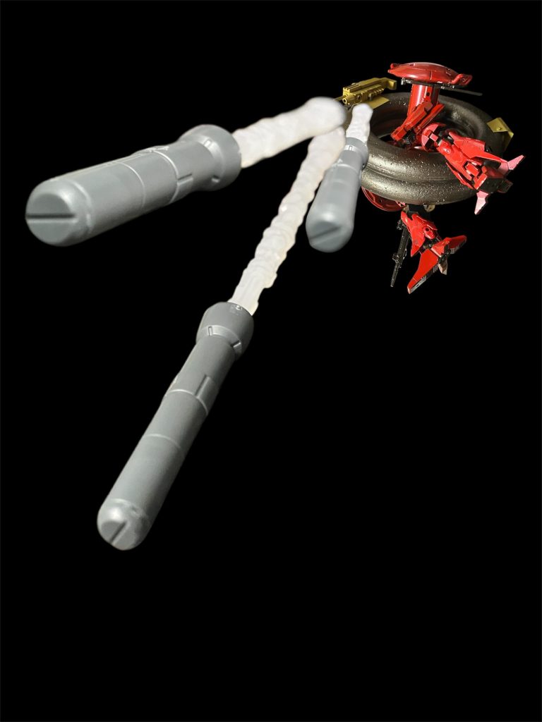 ミサイルコンテナからミサイル^_^先月発売された30mm煙エフェクト付きミサイル^_^