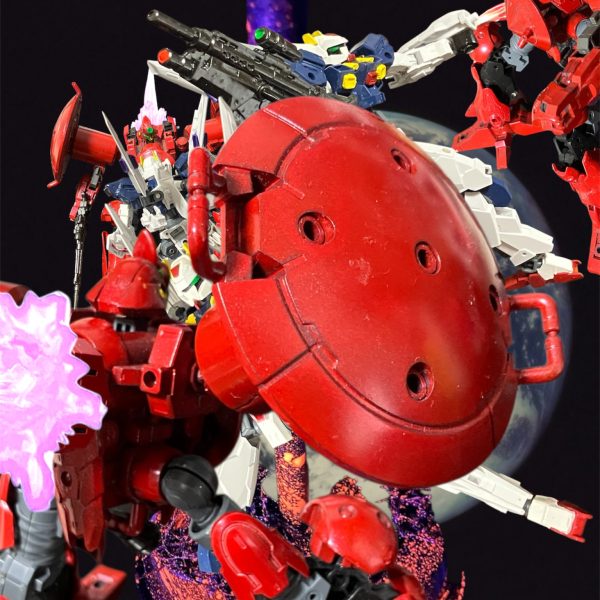 ウッソ・・・気をつけて・・・純粋かつ無邪気な悪意達が、より深い悪意に連れられて・・・ウッソを狙っているわ・・・シャクティ！？なんだ・・・この懐かしいような・・・知っているような見つけた・・・お前か💢クロノクル父さまをいじめる人ウッソ・エヴィン、落ちろっ💢1対3は卑怯じゃない？（4枚目）