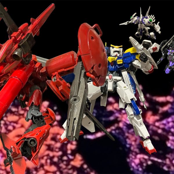 落ちてください・・・落ちろっ💢消えろ・・ウッソっ💢三者から放たれるビームを交わしつつ、腰のビットを放つウッソ。しかし、事前にクロノクルが放ったショットクローとぶつかり爆散。・・・・つーかまえた^_^すかさず近づくロキノワール。ビッグショックバイトがG-Vサードを掴む。いまだっ！やれっ！！アンリが叫ぶも飛ばないビーム。・・・何をしているっ、撃てっアフラ💢だが、動かないロキブランシェ。一体何が？（2枚目）