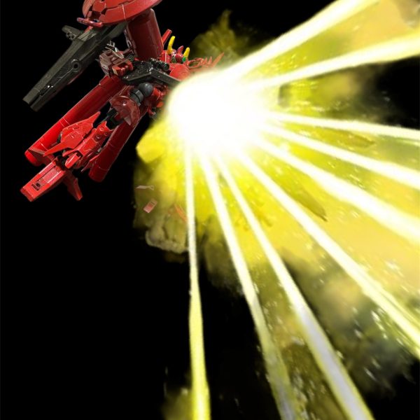 落ちてください・・・落ちろっ💢消えろ・・ウッソっ💢三者から放たれるビームを交わしつつ、腰のビットを放つウッソ。しかし、事前にクロノクルが放ったショットクローとぶつかり爆散。・・・・つーかまえた^_^すかさず近づくロキノワール。ビッグショックバイトがG-Vサードを掴む。いまだっ！やれっ！！アンリが叫ぶも飛ばないビーム。・・・何をしているっ、撃てっアフラ💢だが、動かないロキブランシェ。一体何が？（4枚目）