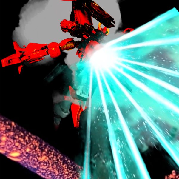 爆散したロキブランシェの腕を見て、クロノクルーー💢貴様がっ、貴様さえいなければ💢⭕️ねーーー💢ヴァリアブルランチャーの砲火にビームシールドを構えつつ挟むエコノミー！やらせないって言ってるだろうがっ‼️アタシらがいる限りねっ！エレノアさん！リオーネさんっ！！またしてもしつこいぞっ、女ぁーー💢一瞬をついてボロボロのエコノミーを突っ込ませる！？「「女を舐めんなぁ‼️‼️」」爆発から抜けたクロノクルがチャージ済みのヴァリアブルランチャーっ！！ガンダムっ‼️‼️‼️両腕からビームシールドでたえる。爆発。から飛び出した両腕を持って行かれたG-Vサード。勝ったっぁ^_^と束の間、光の翼が機体同士を交差した瞬間、リカルキノスの両腕両足を切り裂いた。決着か？ （2枚目）