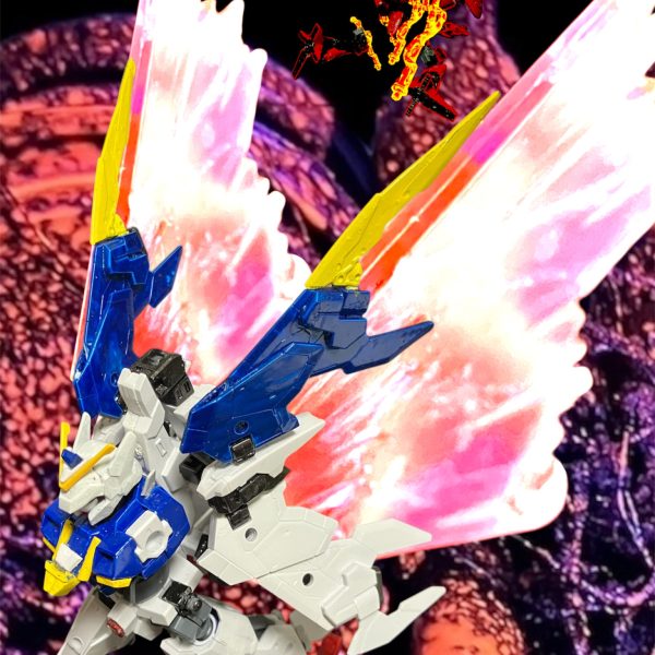 爆散したロキブランシェの腕を見て、クロノクルーー💢貴様がっ、貴様さえいなければ💢⭕️ねーーー💢ヴァリアブルランチャーの砲火にビームシールドを構えつつ挟むエコノミー！やらせないって言ってるだろうがっ‼️アタシらがいる限りねっ！エレノアさん！リオーネさんっ！！またしてもしつこいぞっ、女ぁーー💢一瞬をついてボロボロのエコノミーを突っ込ませる！？「「女を舐めんなぁ‼️‼️」」爆発から抜けたクロノクルがチャージ済みのヴァリアブルランチャーっ！！ガンダムっ‼️‼️‼️両腕からビームシールドでたえる。爆発。から飛び出した両腕を持って行かれたG-Vサード。勝ったっぁ^_^と束の間、光の翼が機体同士を交差した瞬間、リカルキノスの両腕両足を切り裂いた。決着か？ （7枚目）