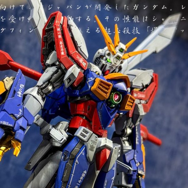 RG 1/144  ゴッドガンダム 全塗装完成品