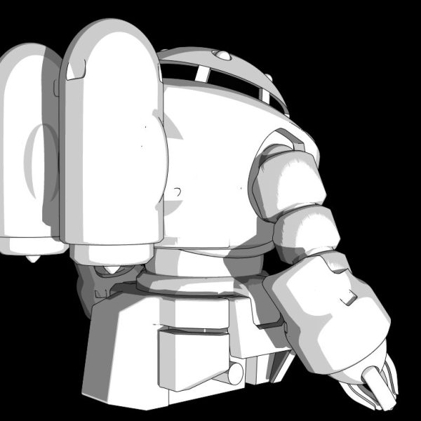 一週間少々根を詰め過ぎ気味の製作初期の恥公開企画でした。笑って頂けましたでしょうか。反応頂いた皆さんに感謝。さて、通常ペースに戻る最後の講釈。消息を絶った好敵手が、戦局の大舞台で満を持して帰ってくる。姿形は違っても、語らなくてもわかる…アイツだ！。凶悪なクローを期待した向きの方々。申し訳ない。m(__)mついつい過剰に表現したくなる鋭くデカい爪ではなく、短く太い剛腕が、ウチの売れっ子を貫きますが、それよりも…リアルファースト世代のお爺達は知ってる。その後の…爆風に身を伏せて相対した二人が立ち上がる。ニヤリと笑う不敵なズングリムックリのシルエットが本当に燃えるトコロなのです(*'▽')。知らんがな！(笑)。親バカな僕はあの貫手シーンは少々ツライ。でも印象的なシーン。それに耐えうるものである必要と共に、敢えて鋭角な爪ではなくヤシガニの如き剛力にて握り潰しに来る指先が僕のリアルです。機構面でもう少し詰めていきます。それはもう使い古されたネタですが、ウチらしく行こうと思います。ともかく、寝る。（2枚目）