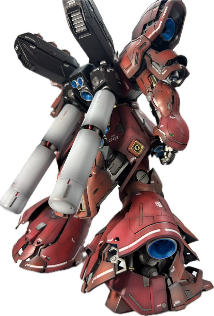 プロペラントタンク、味気なかったので中にプラパイプとリード線入れて、少し情報量増やしました既存のパーツ分割が良い位置にあったので助かりました何気にこのショットが一番のお気に入りかもです・・・