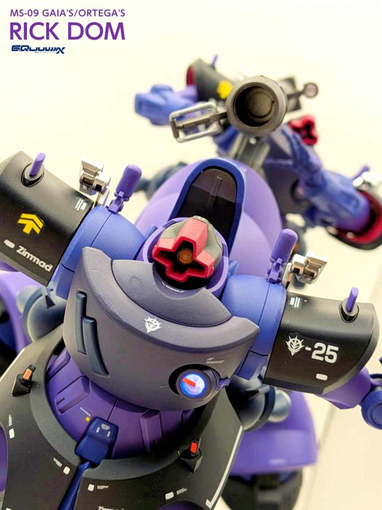 リックドム ガイア機/オルテガ機 （GQ）黒い二連星Ver–6枚目/制作者：しうまい