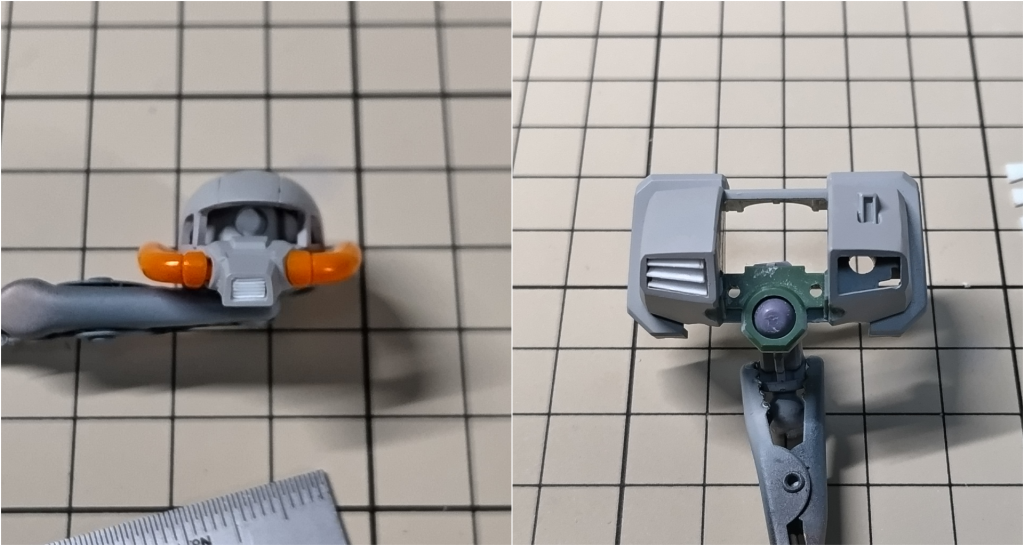 ダクトフィンは現物合わせでなんとかそれらしくしました。