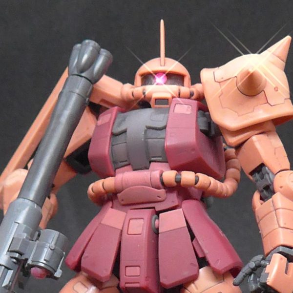 シャア専用ザク(RG、ほぼ無着色無改造)