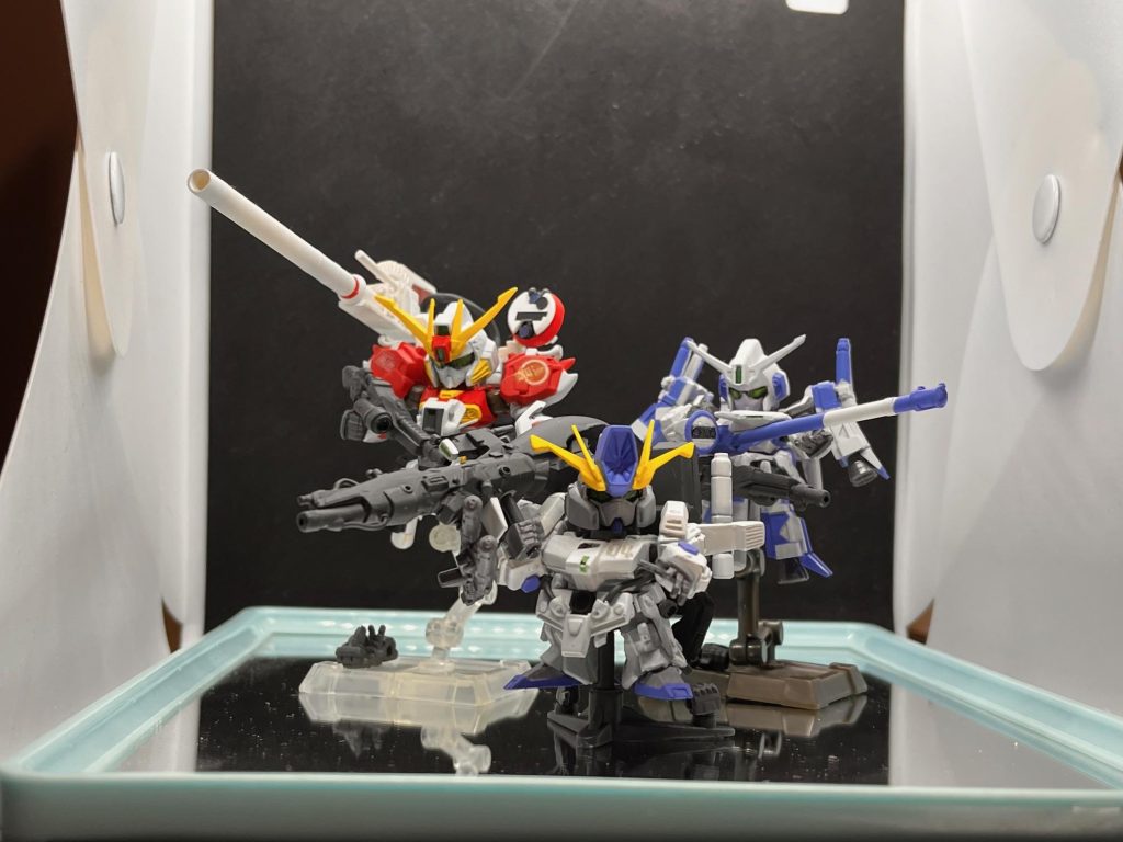 以前作成したディープストライカとハミングバードとパシャリ