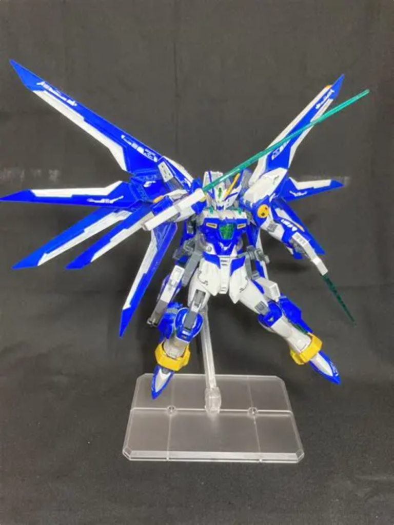 抜刀!サーベルでの決めポーズ( ´ ▽ ` )大型ビームソードは非常に好きな武装です(*´꒳`*)