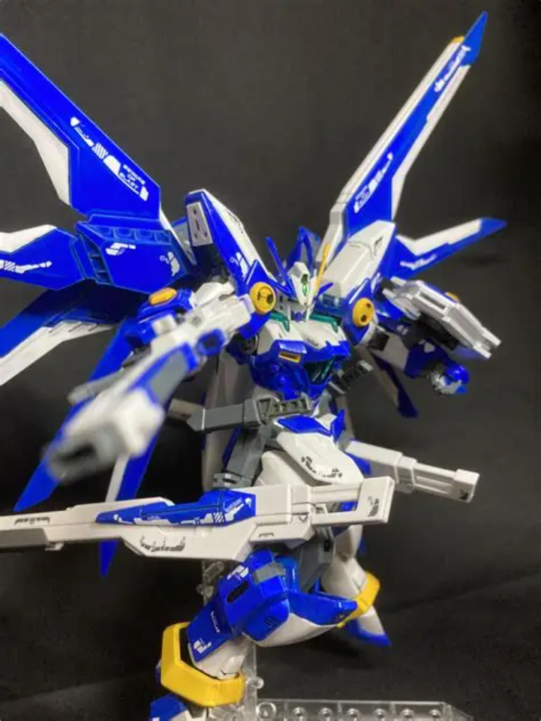 決めポーズ(˶′◡‵˶)やはりSEED系譜の羽はポーズが似合います(((o(*゚▽゚*)o)))