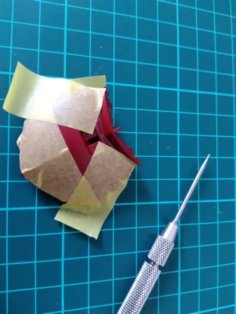 初心者がガイドテープ使用しなかった為にみごとに曲がってしまいました😣