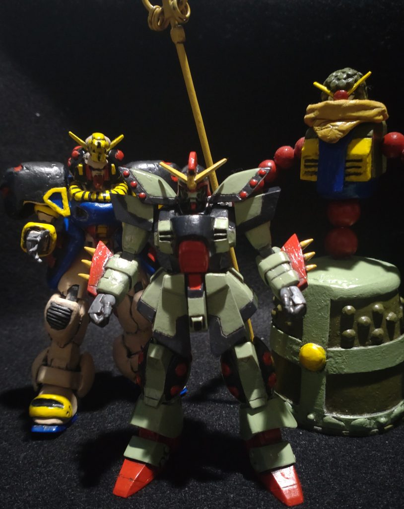 今まで作った濃いメンツの方々。 ネロスガンダムがまともに見える。