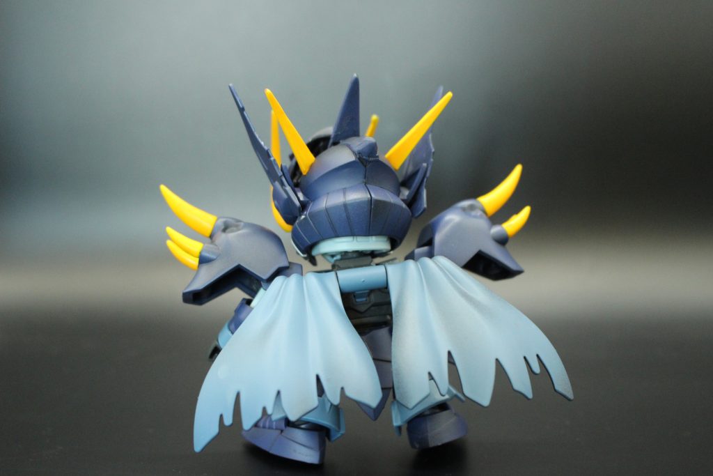 バックショット。写真では分かりにくいですが、結構陰影がついていい感じに塗装できたお気に入りポイントです。