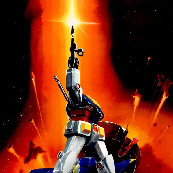 旧キット 1/144 ラストシューティング 劇場版ポスター 再現 ジオラマ 完成品