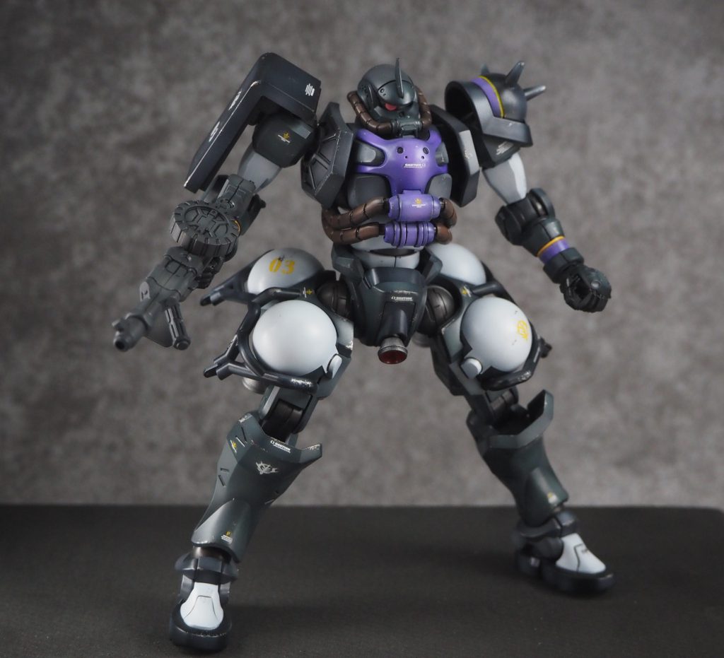 撮影がかなりこなれて来たのか、よい感じの写真が撮れました。ガンプラ技術が一番大切ですが、撮影技術も大事ですよね。