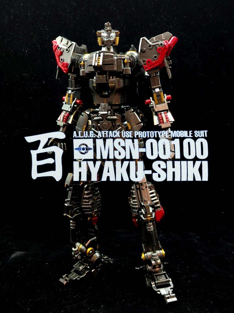 MG 百式 メカニカルコアメッキ フレーム全塗装–2枚目/制作者：しうまい