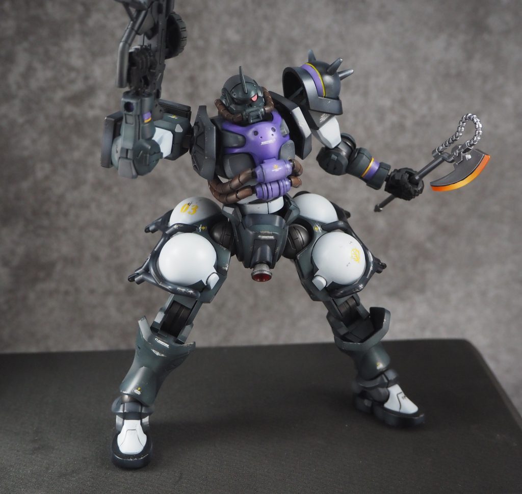 ヒートホークは赤熱状態にしてみました