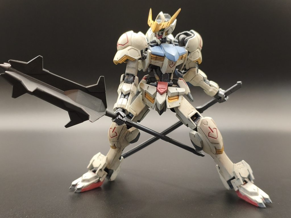 オルフェンズはビーム無効との事で鈍器で殴る世界観が良いですね。力こそパワー。