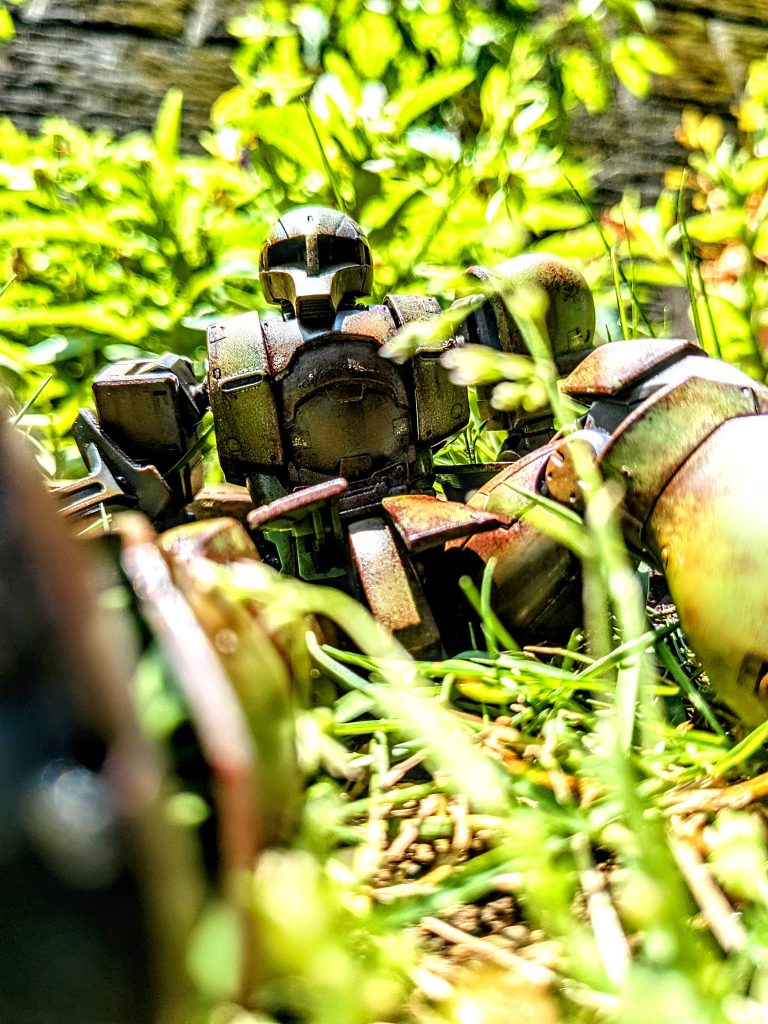 ザクⅠ（デニム・スレンダー機）を一般機みたいにしてウェザリングを施してます！