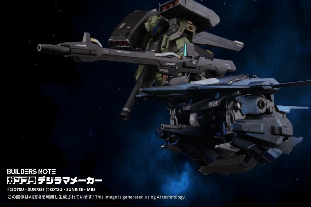 本編ではスタークジェガンとリゼルが一緒に出てくるシーンはありませんが、