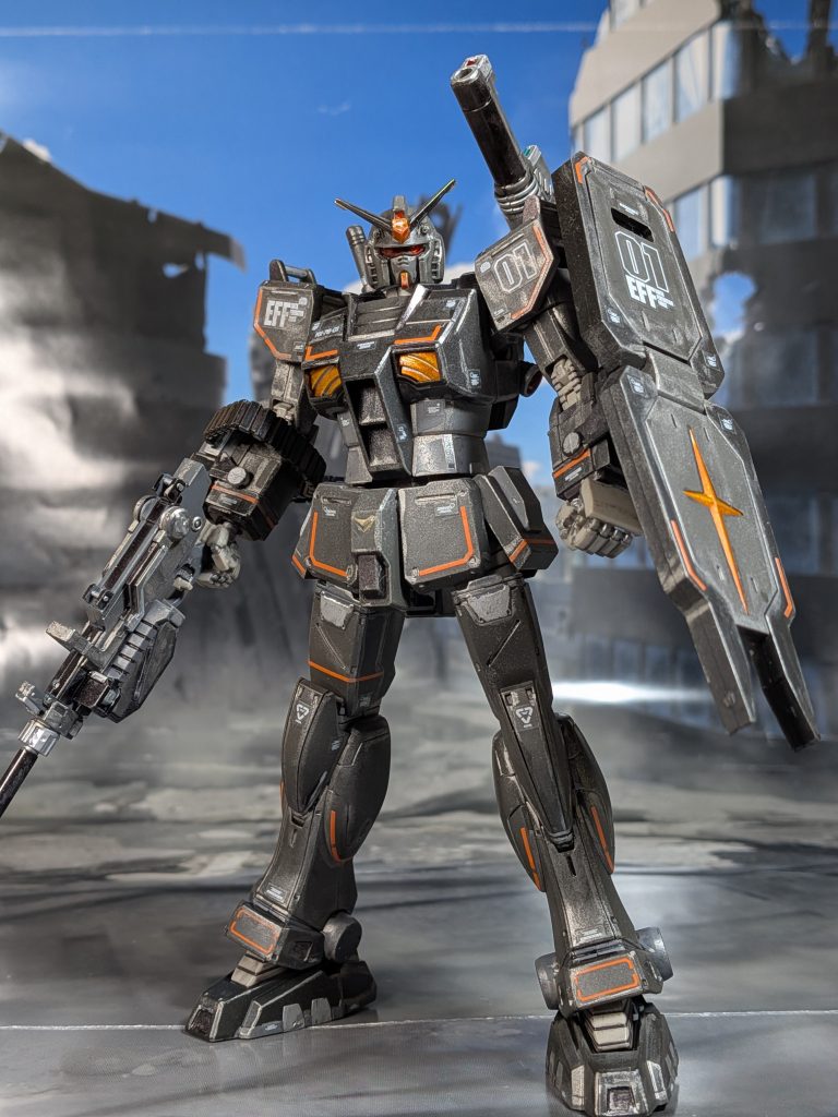 ロングレンジ・ビームライフルを装備してないバージョンこれだけなら市販のガンダムFSDで再現可能まぁ、最近はめっきり見なくなりましたが…