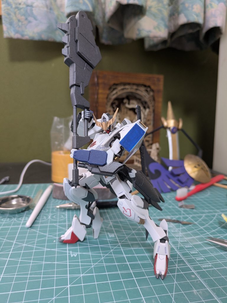 続けて第6形態。同じくフレームと武装は全塗装、装甲は部分塗装からのトップコートで仕上げてます。